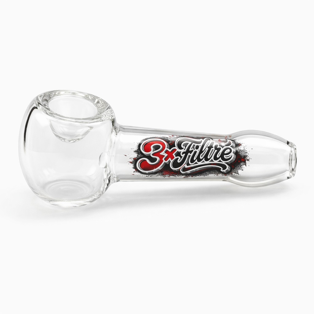Pipe Verre Borosilicate – 3x FILTRÉ